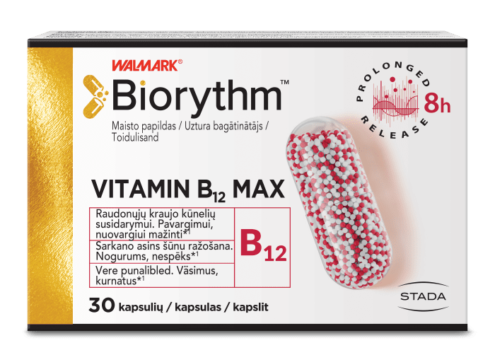 BIORYTHM VITAMIIN B12 MAX KAPSLID N3