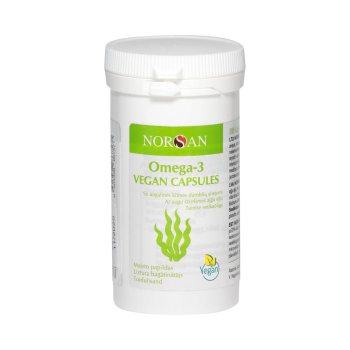 NORSAN OMEGA-3 VEGAN KAPSLID N80