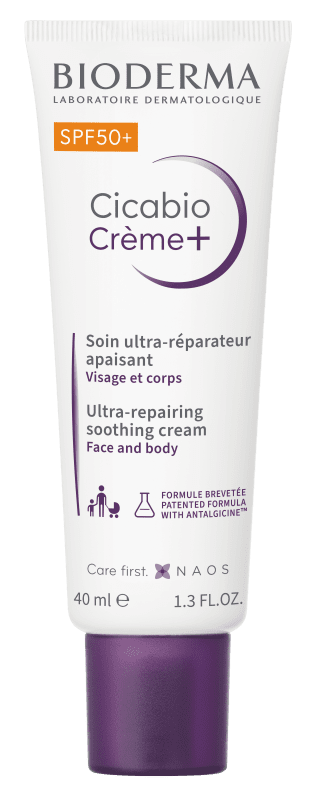 BIODERMA CICABIO CREME+ KREEM RAHUSTAV/TAASTAV SPF50+ 40ML