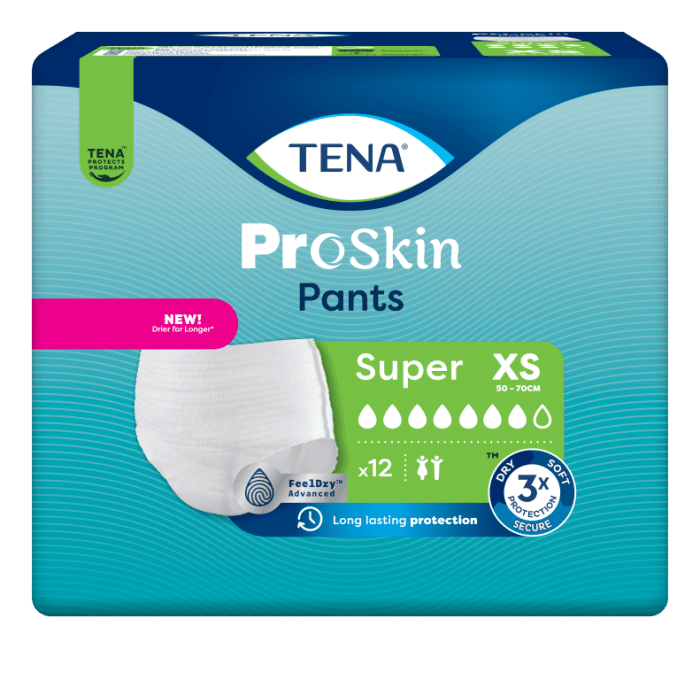 TENA PANTS IMAVAD PÜKSID SUPER XS 2010ML N12