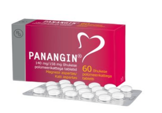 PANANGIN ÕHUK. POLÜM.KAT. TBL 158MG+140MG N60