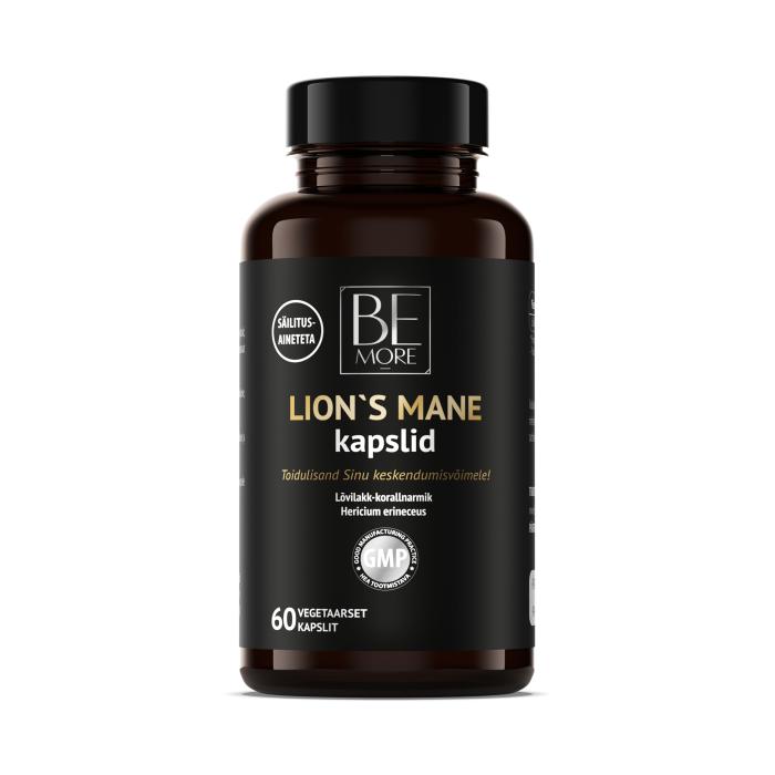 BE MORE LION'S MANE SEENEEKSTRAKT KAPSLID N60