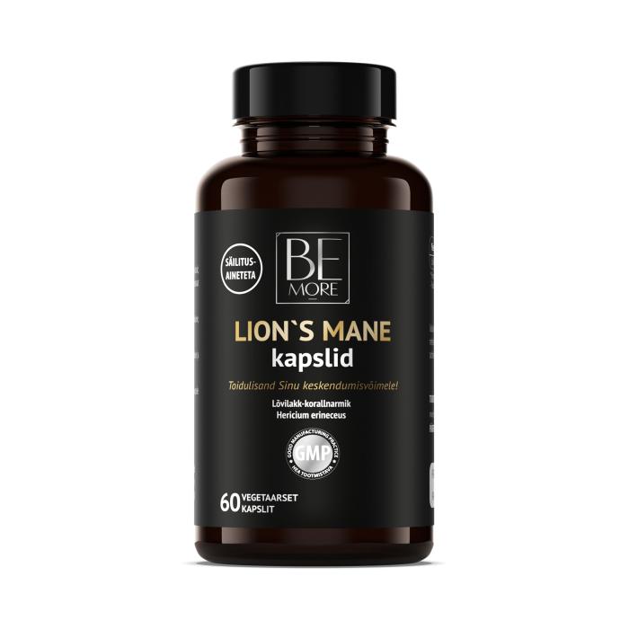 BE MORE LION'S MANE SEENEEKSTRAKT KAPSLID N60