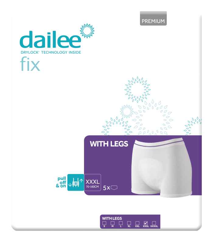 DAILEE FIX PREMIUM FIKSEERIVAD PÜKSID W LEGS 3XL N5