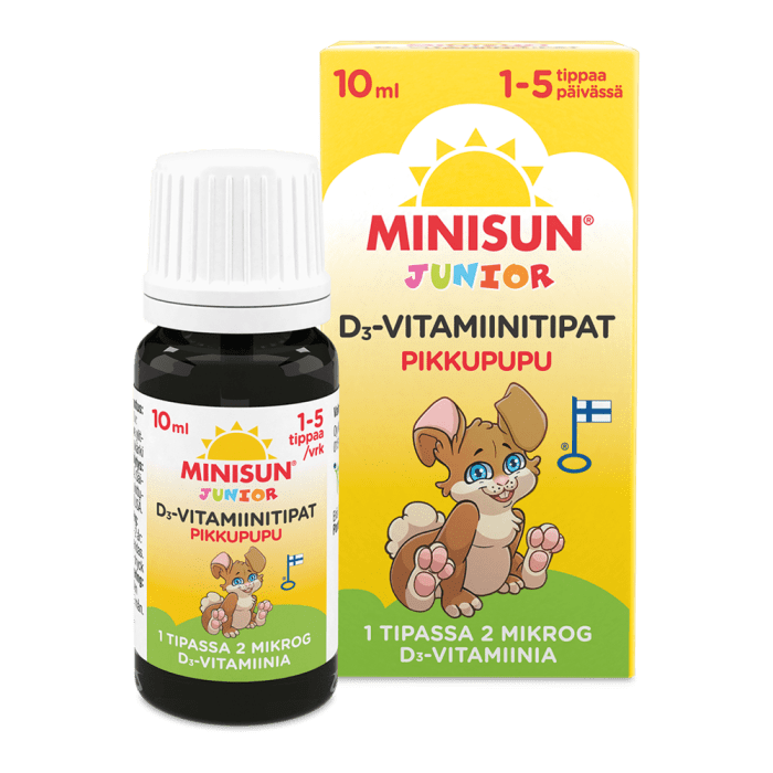 MINISUN JUNIOR VITAMIIN D TILGAD 10ML
