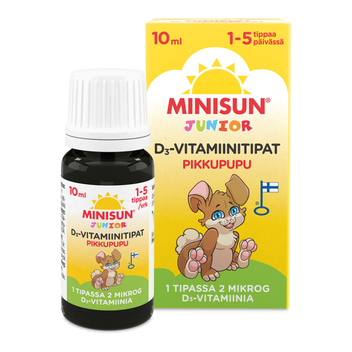 MINISUN JUNIOR VITAMIIN D TILGAD 10ML