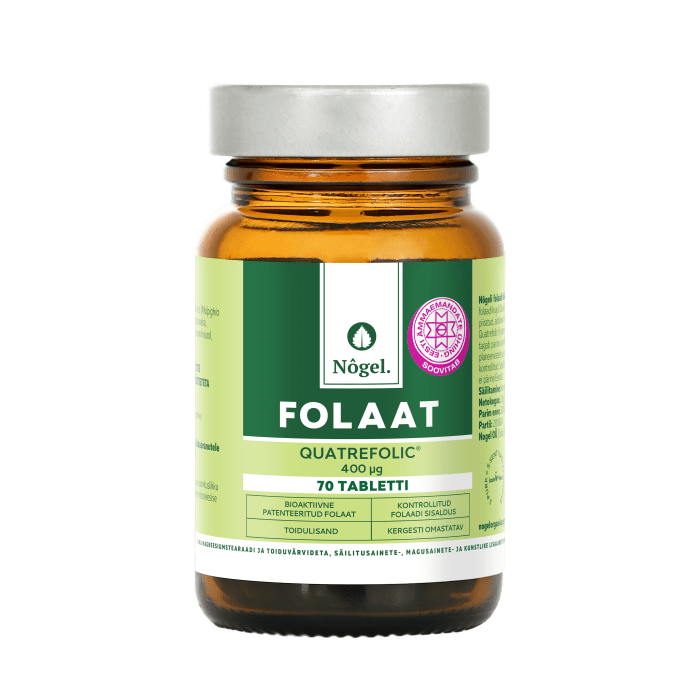 NÕGEL FOLAAT QUATREFOLIC TBL 400MCG N70