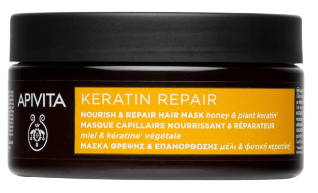 APIVITA JUUKSEMASK MEE/TAIMSE KERATIINIGA TAASTAV/TOITEV 200ML