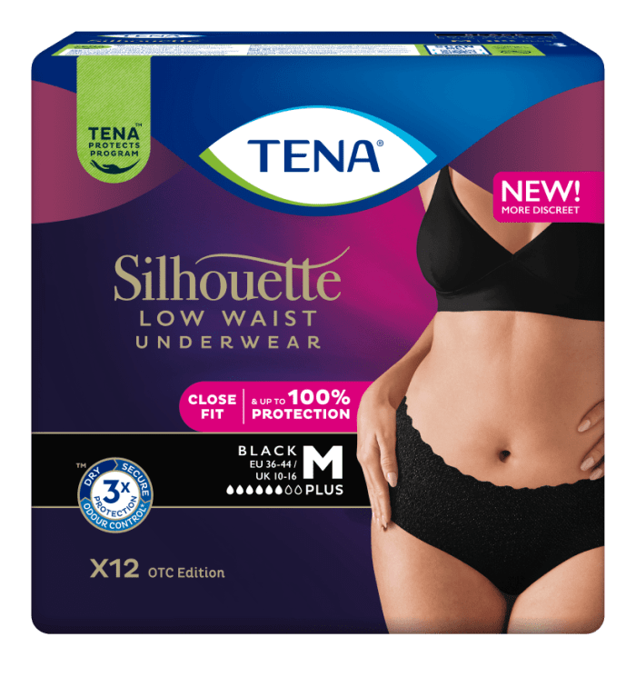 TENA SILHOUETTE NOIR IMAVAD PÜKSID PLUS M 750ML N12