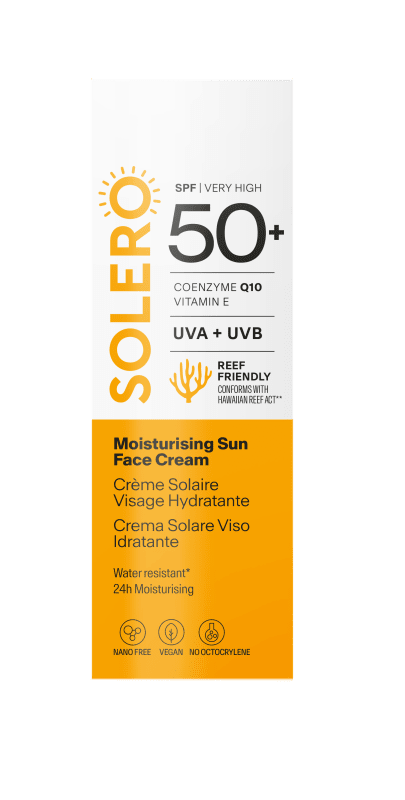 SOLERO PÄIKESEKAITSEKREEM SPF50+ NÄOLE NIISUTAV 50ML