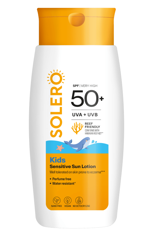 SOLERO PÄIKESEKAITSELOSJOON SPF50+ LASTELE 200ML