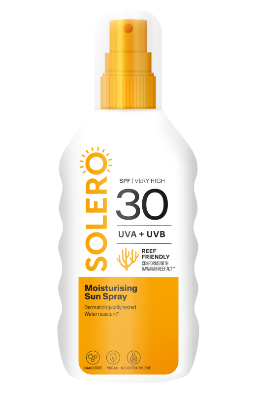 SOLERO PÄIKESEKAITSESPREI SPF30 NIISUTAV 200ML
