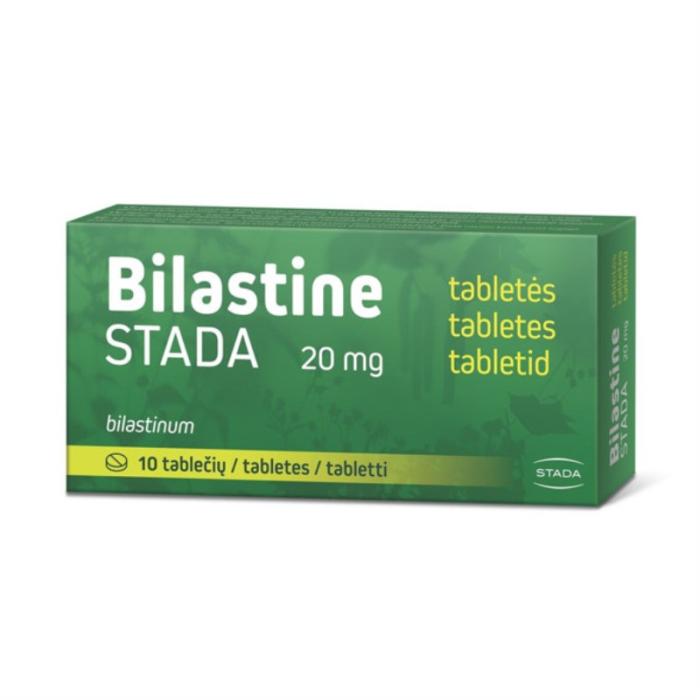 BILASTINE STADA TBL 20MG N10