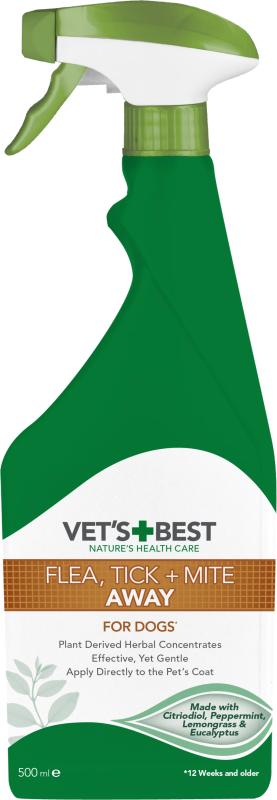 VETS BEST KOERTE KIRBU-JA PUUGIPELETAJA NATURAL 500ML