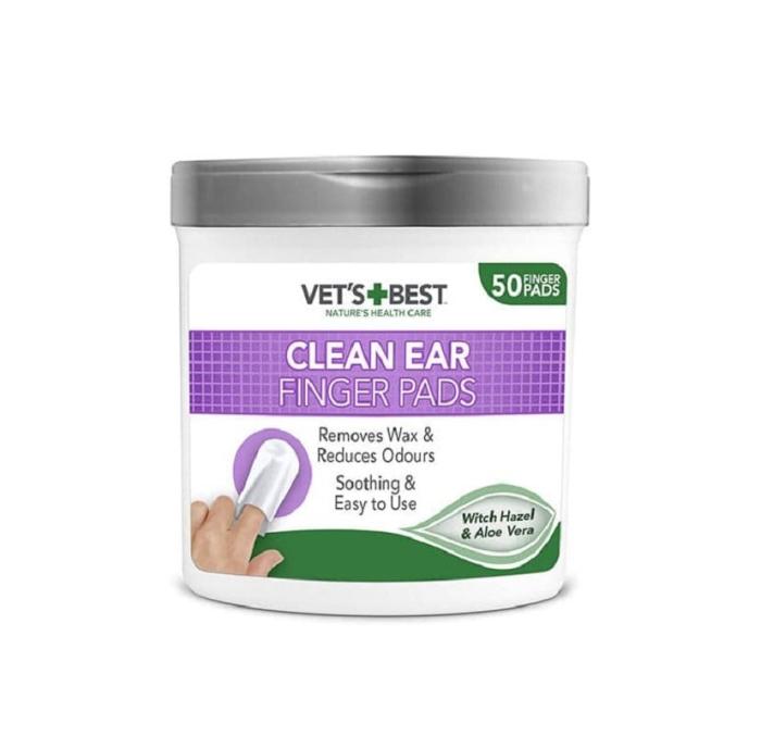 VETS BEST KOERA/KASSI KÕRVAPUHASTUSLAPID NÄPULE N50