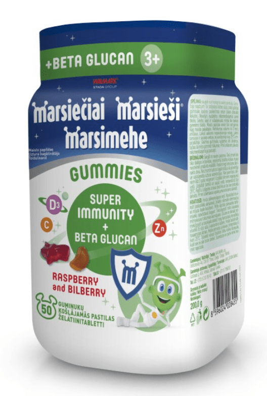 MARSIMEHE GUMMI SUPER IMMUNITY KUMMIKOMMID N50