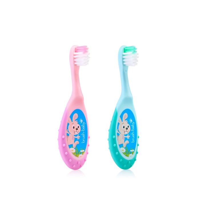 BRUSH-BABY HAMBAH.FLOSSBRUSH LASTELE (0-3A) N2
