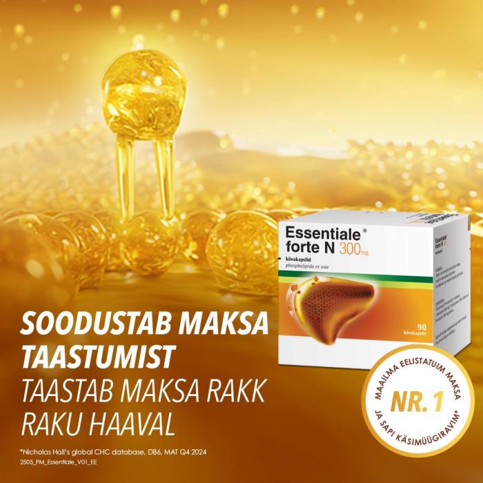 ESSENTIALE FORTE N KÕVAKAPS. 300MG N90