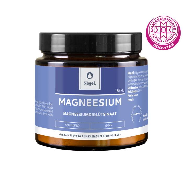 NÕGEL MAGNEESIUMDIGLÜTSINAAT PULBER 150ML