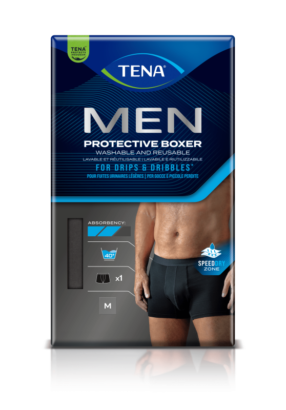 TENA MEN PROTECTIVE BOXER PESTAVAD PÜKSID M MUST N1
