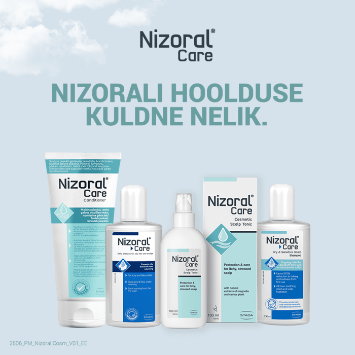 NIZORAL CARE SHAMPOON KUIVALE/ TUNDLIKULE PEANAHALE 200ML