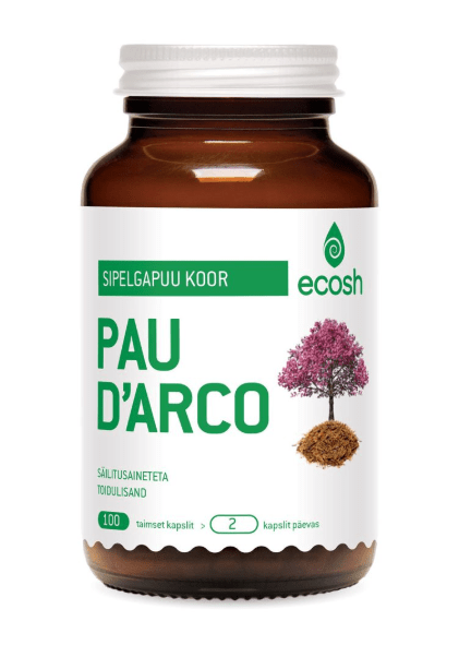 ECOSH PAU D'ARCO SIPELGAPUU KOORE KAPSLID N90