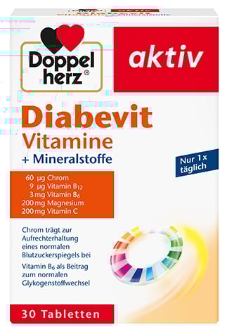 DOPPELHERZ AKTIV DIABEVIT VITAMIINID TBL N30