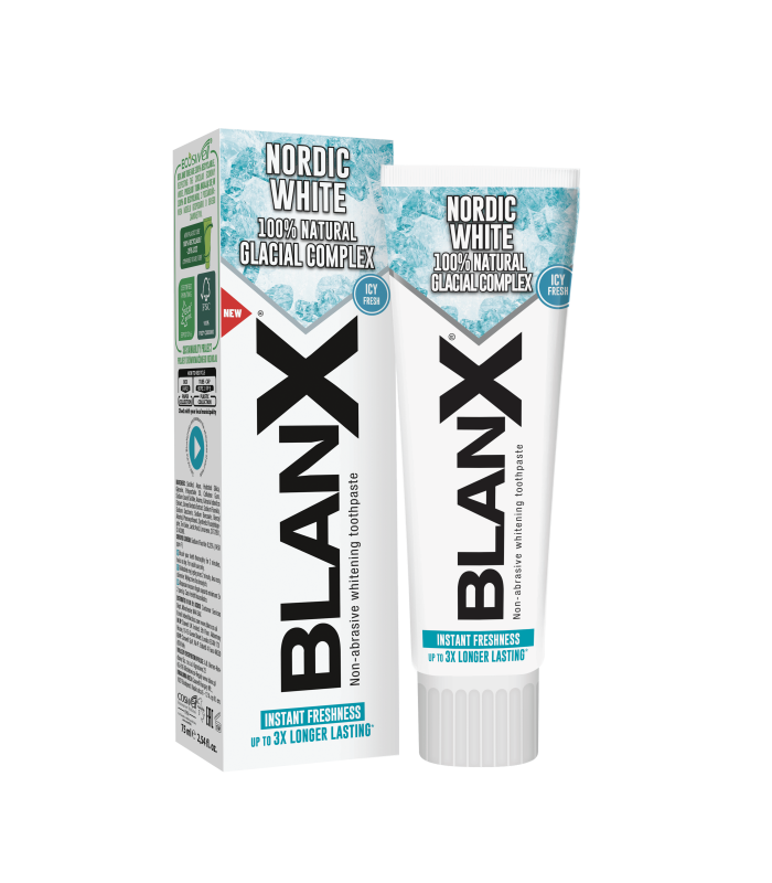 BLANX HAMBAPASTA NORDIC WHITE VALGENDAV 75ML