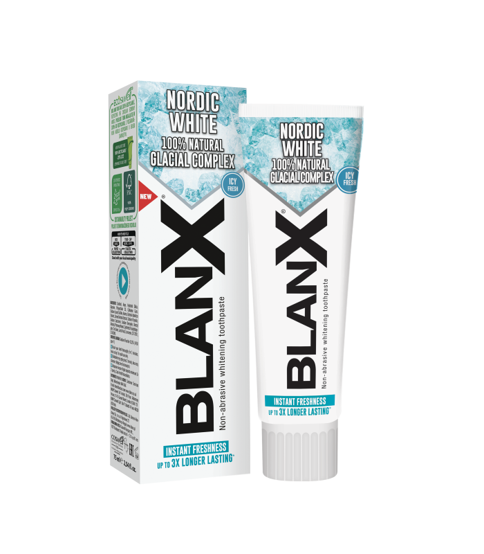 BLANX HAMBAPASTA NORDIC WHITE VALGENDAV 75ML