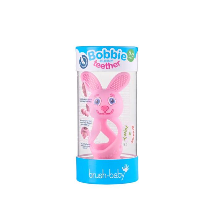 BRUSH-BABY BOBBIE BUNNY NÄRIMISRÕNGAS ROOSA N1