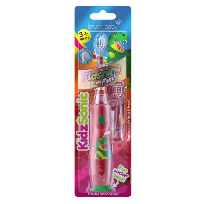 BRUSH-BABY ELEKTR.HAMBAHARI KIDZSONIC DINOSAUR (3+) N1