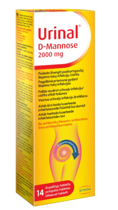 URINAL D-MANNOSE KIHISEV TBL N14