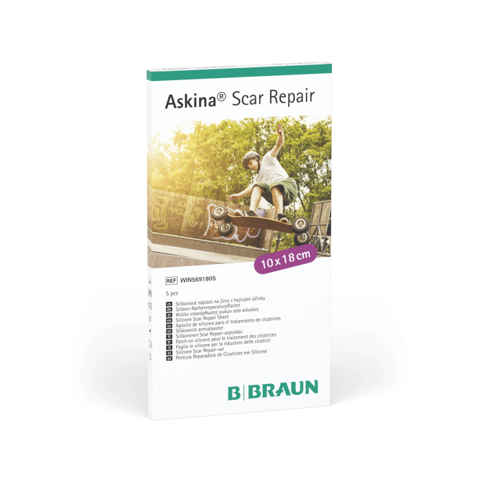 ASKINA SCAR REPAIR SILIKOONPLAASTER 10 X 18CM N5