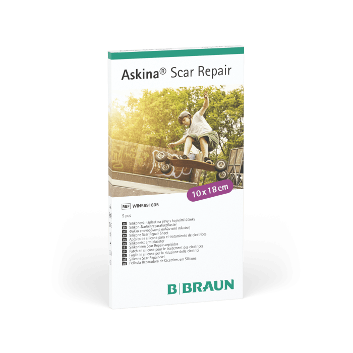 ASKINA SCAR REPAIR SILIKOONPLAASTER 10 X 18CM N5