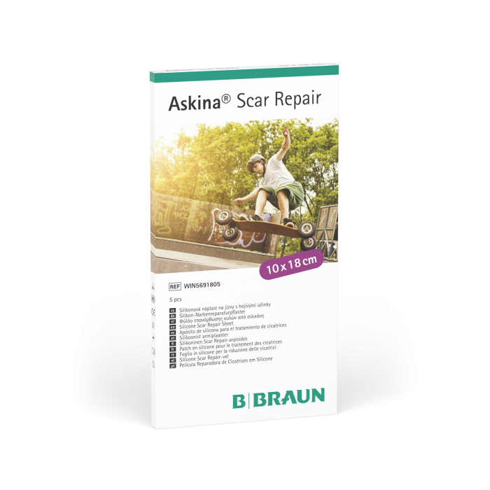 ASKINA SCAR REPAIR SILIKOONPLAASTER 10 X 18CM N5