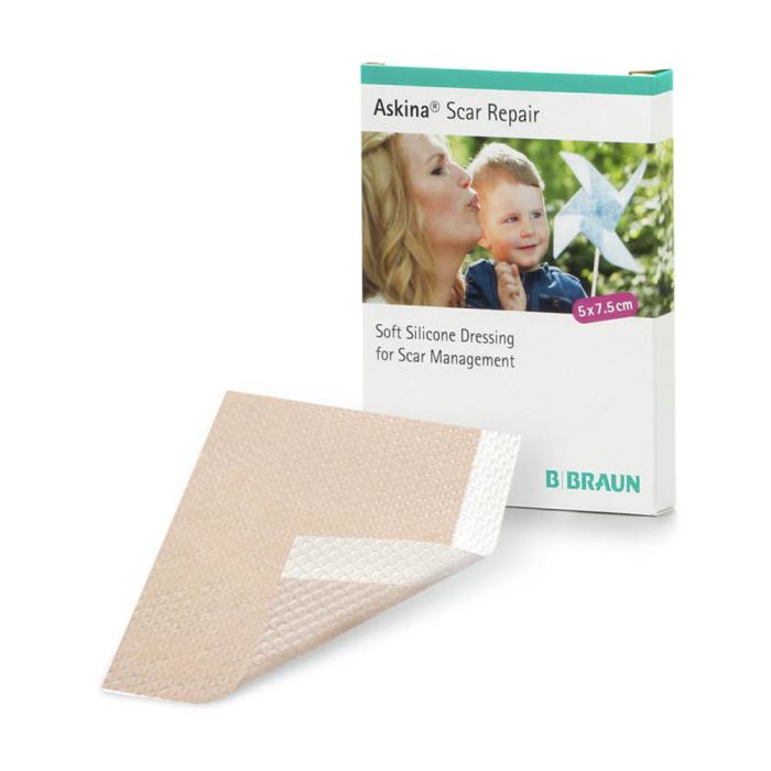 ASKINA SCAR REPAIR SILIKOONPLAASTER 5 X 7,5CM N5