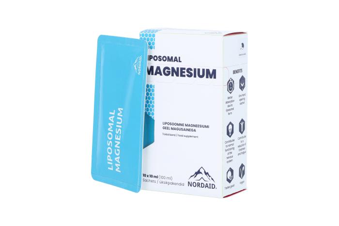 NORDAID LIPOSOOMNE MAGNEESIUM TSITRAAT-MALAAT GEEL 200MG N10