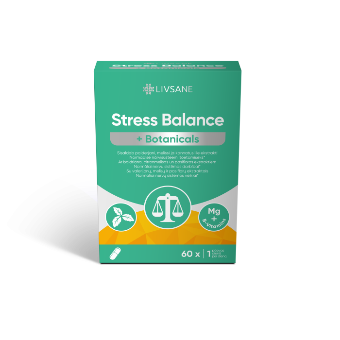 LIVSANE STRESS BALANCE +BOTANICALS KAPSLID N60
