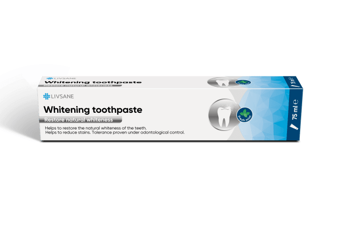 LIVSANE HAMBAPASTA WHITENING VALGENDAV 75ML