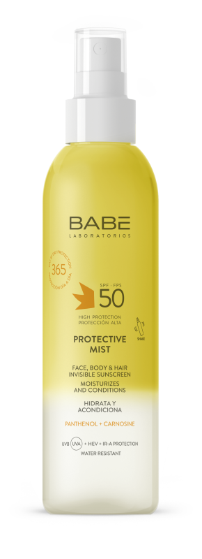 BABE PÄIKESEKAITSESPREI NÄOLE/ JUUSTELE/KEHALE SPF50 150ML