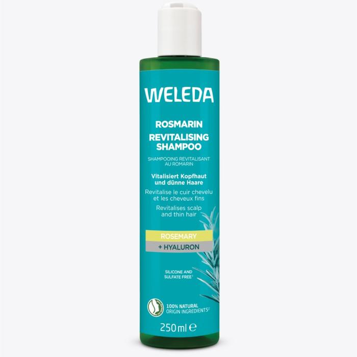 WELEDA ROSMARIINI SHAMPOON TAASELUSTAV 250ML