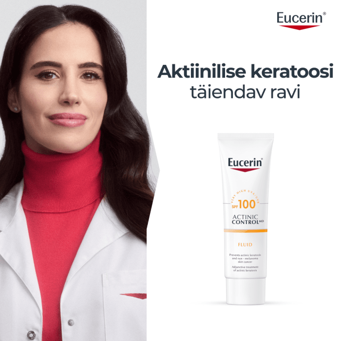 EUCERIN SUN ACTINIC CONTROL MD PÄIKESEKAITSEEMULSIOON SPF100 80ML