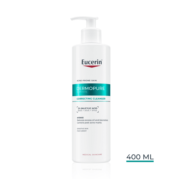 EUCERIN DERMOPURE CLINICAL PUHASTUSGEEL KORRIGEERIV 400ML