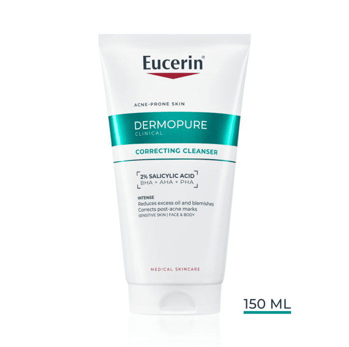 EUCERIN DERMOPURE CLINICAL PUHASTUSGEEL KORRIGEERIV 150ML