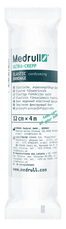 MEDRULL ULTRA-CREPP FIKSEERIV SIDE 12CMX4M ELASTNE (DE)