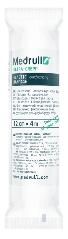 MEDRULL ULTRA-CREPP FIKSEERIV SIDE 12CMX4M ELASTNE (DE)