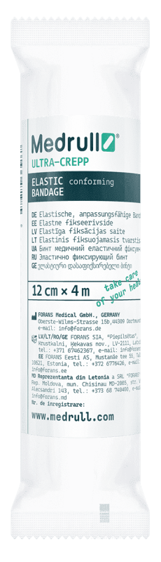 MEDRULL ULTRA-CREPP FIKSEERIV SIDE 12CMX4M ELASTNE (DE)