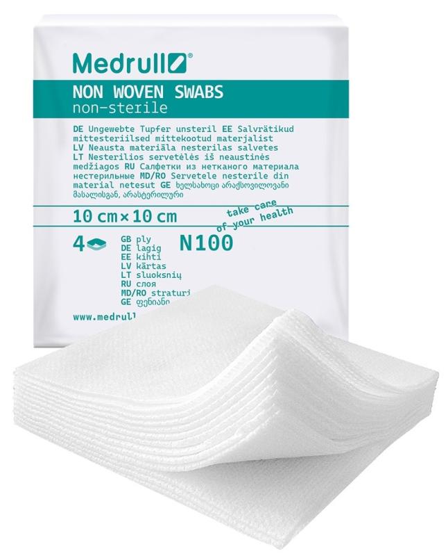 MEDRULL SALVRÄTID MITTEKOOT. MAT.10X10CM 4-KIH.MITTEST.N100