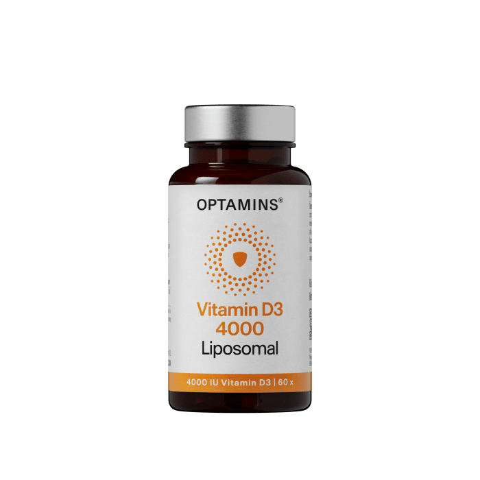 OPTAMINS LIPOSOOMNE VITAMIIN D3 KAPSLID 4000IU N60