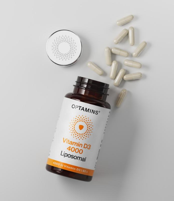 OPTAMINS LIPOSOOMNE VITAMIIN D3 KAPSLID 4000IU N60